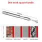 Square handle flat