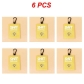 Bright Yellow 6pcs